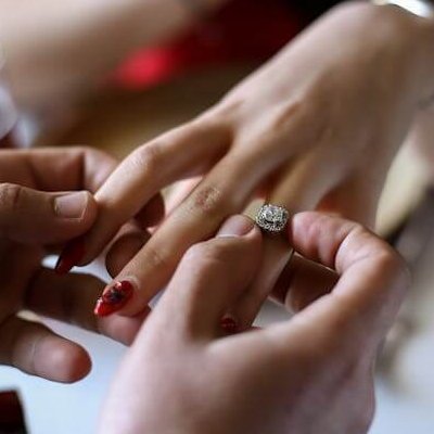 Engagement ring resizing service in Frederick, MD at Ideal Jewelers